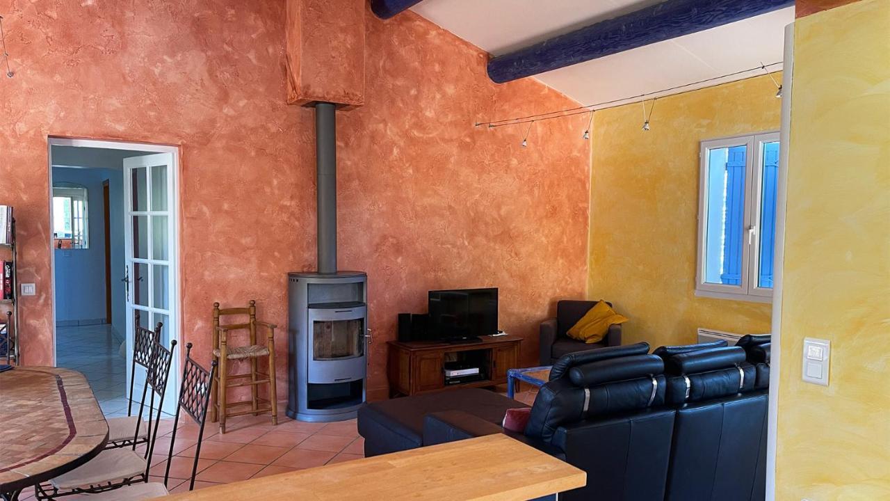 Villa Le Soleil Du Ventoux Entrechaux Exterior foto