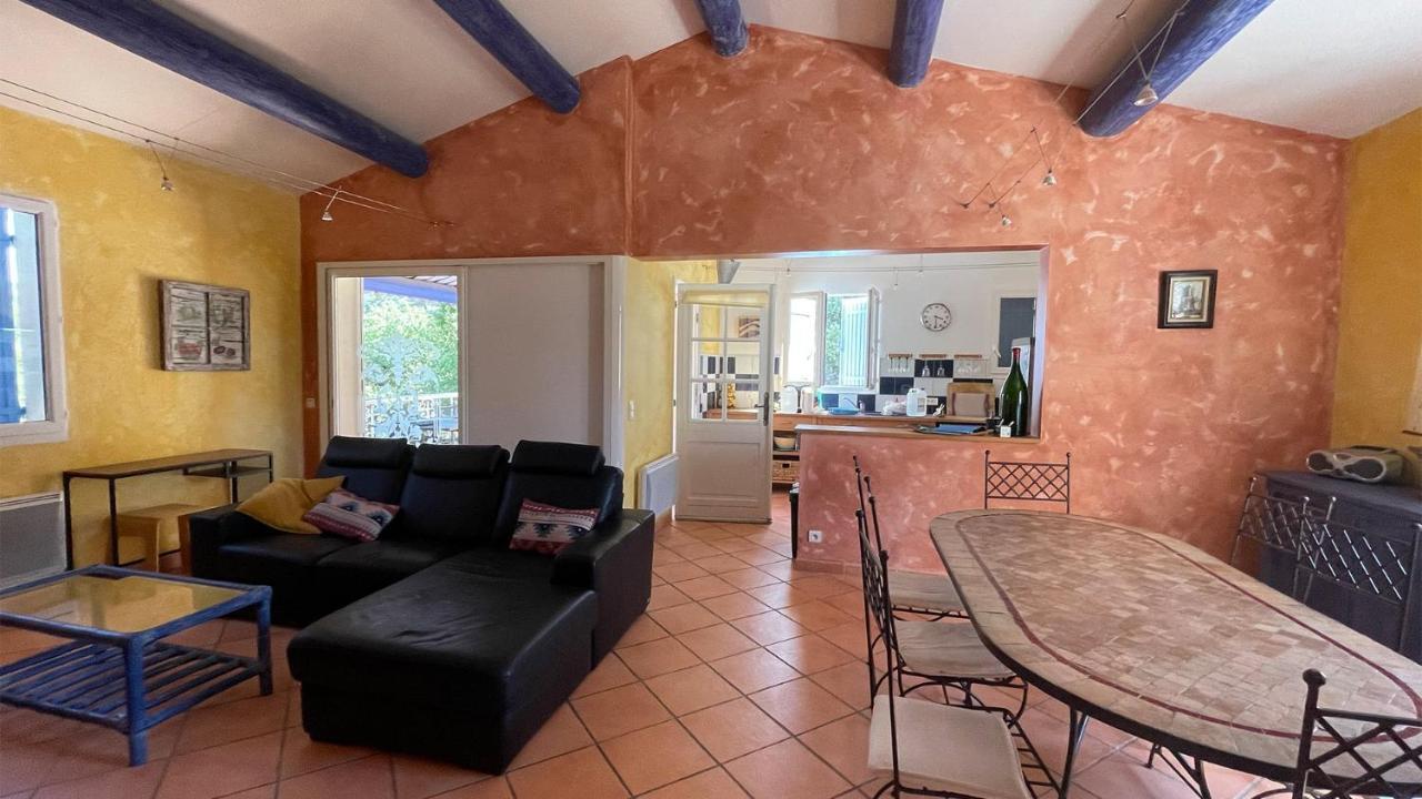 Villa Le Soleil Du Ventoux Entrechaux Exterior foto