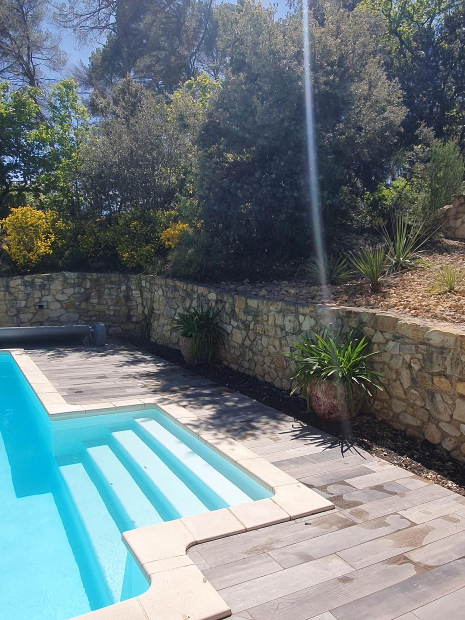 Villa Le Soleil Du Ventoux Entrechaux Exterior foto
